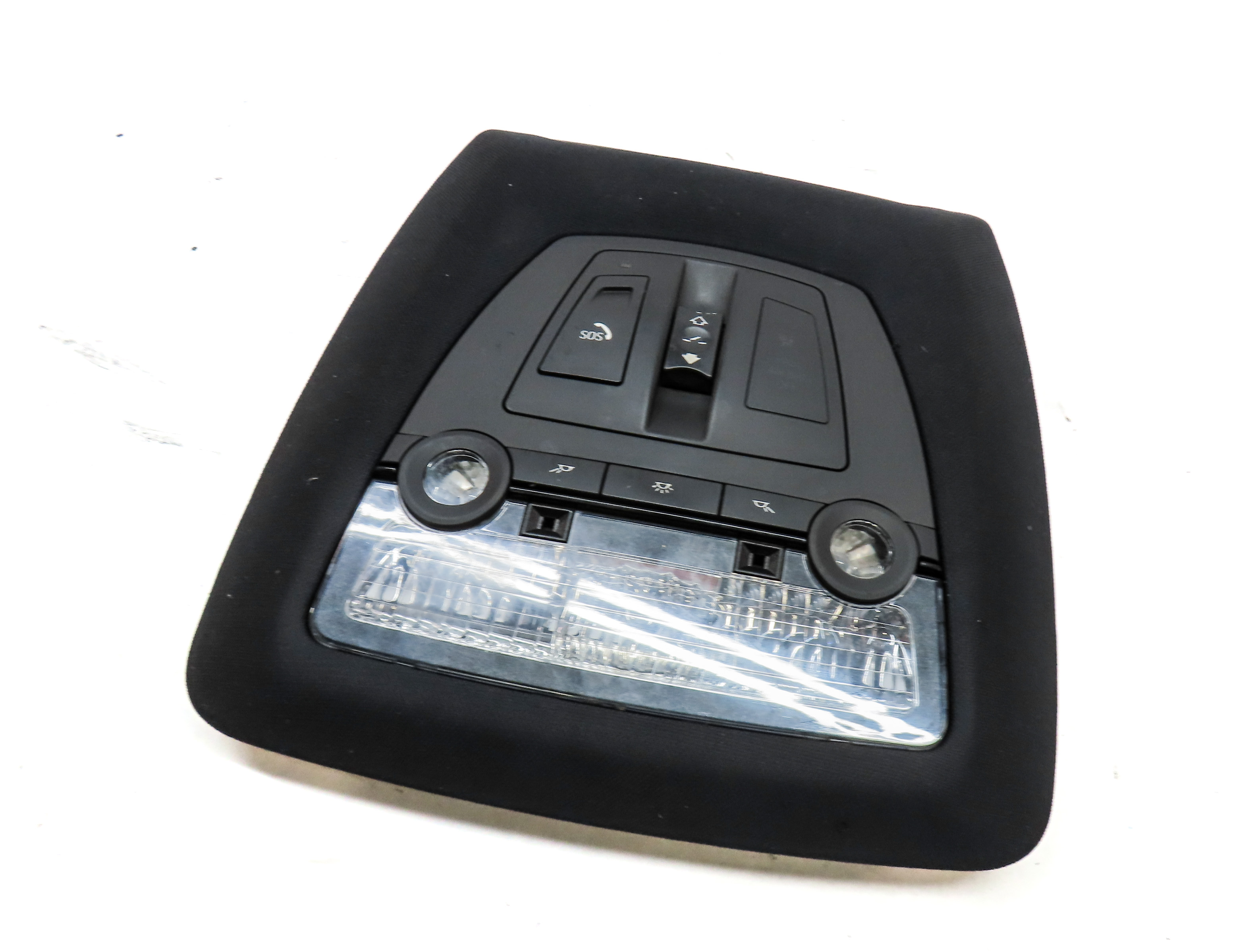 2015 BMW 740Li (F02) FRONT UPPER ROOF PRIMARY DOME LIGHT ASSEMBLY (Black) — exact item pictured